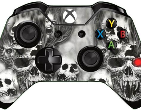 Xbox One Controller Skin Sticker Skulls Dead Souls Games