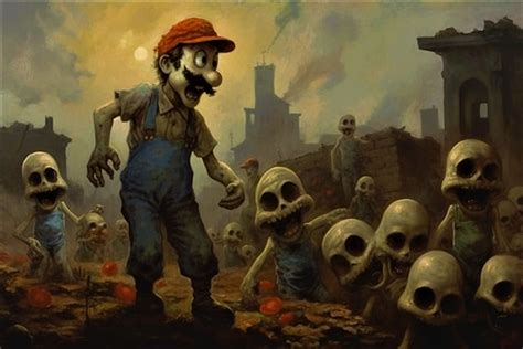 Super Mario Zombies By Laietano On Deviantart