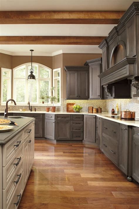 See the trending paint and stain finishes for kitchen and bath cabinets. conestoga cabinets Traditional Kitchen Colour Schemes ...