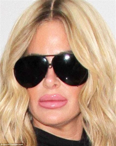 kim zolciak emerges with very plump lips after trip to la daily mail online