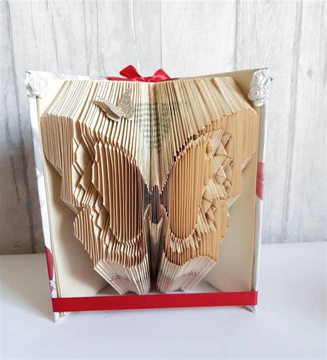 Handmade Bespoke Butterfly Bookfold Book Art Bookami Book Etsy