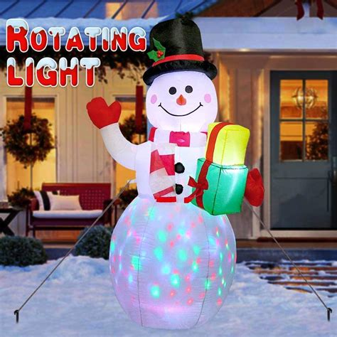 Product title 4pc solar 96 led waterproof. 5ft Christmas Inflatables Blow Up Yard Decorations ...