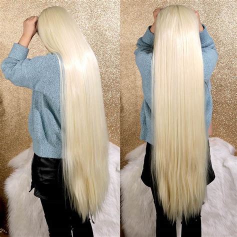 Blonde Lace Front Wig Extra Long Synthetic Blonde Lace Front Wig