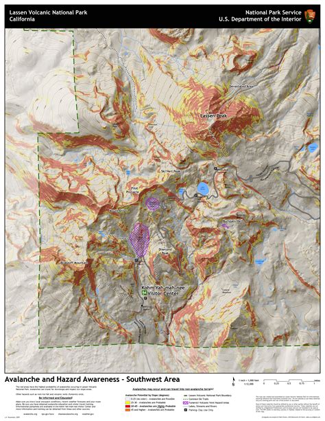 Maps Lassen Volcanic National Park Us National Park Service