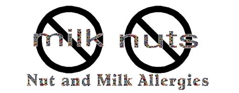 Free Posters And Signs Milk And Nut Allergies