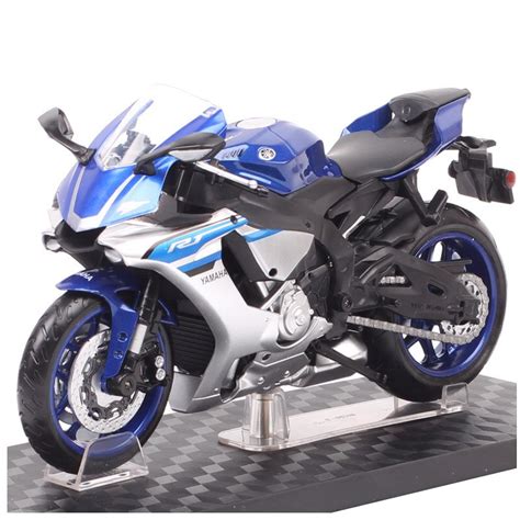 112 Scale 2018 Yamaha Yzf R1 Road Rider Motorcycle Model Diecast Toy