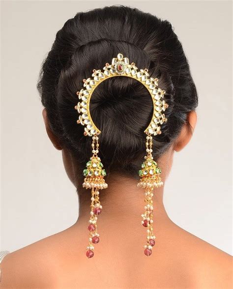 Indian flower hair bun ready to ship artificial indian flower hair bun 10 cm donut anna belle knitted nylon. Bridal Jewellery From Maharashtra | Traditional, Jasmine ...