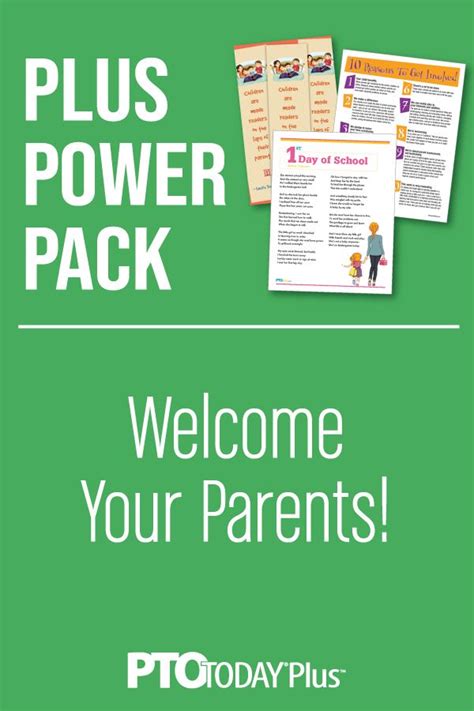 Plus Power Pack Connect With Parents At Back To School Time Pto