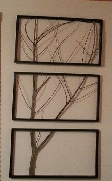 Framed Tree Limbs Framed Branches Tree Art Or Stick Art This