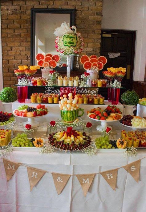 New Wedding Food Fruit Bridal Shower 21 Buffet De Frutas Mesas De