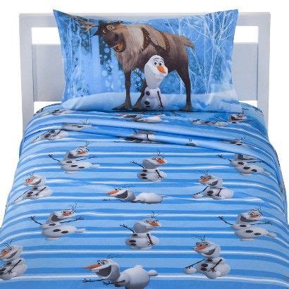 This toddler bedding is a one of a kind. Disney® Frozen Olaf & Sven Sheet Set with Reversible ...