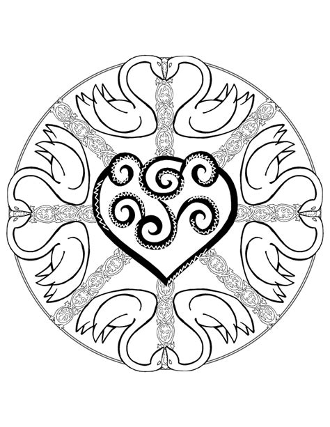 Simple Mandala Coloring Pages Animals Repeating Patterns Of The