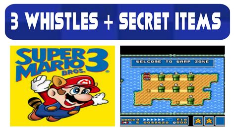 Super Mario Bros 3 The Warp Zone Secret Item Locations 10 Youtube