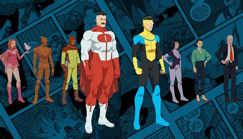 Invincible Character Designs For The Animated Tv Series Coming To