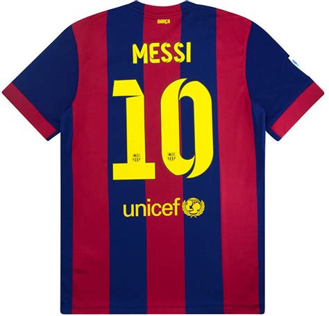 Retro Barcelona Home Soccer Jersey 20142015 Men Adult Messi Etsy