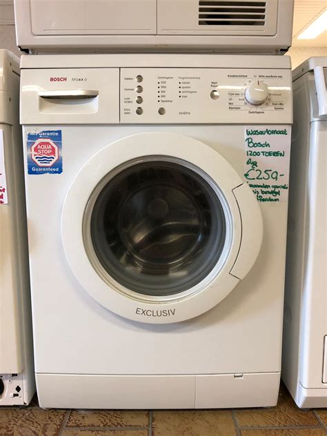 Bosch Wasmachine Maxx 6 Exclusiv Rons Witgoedpaleis