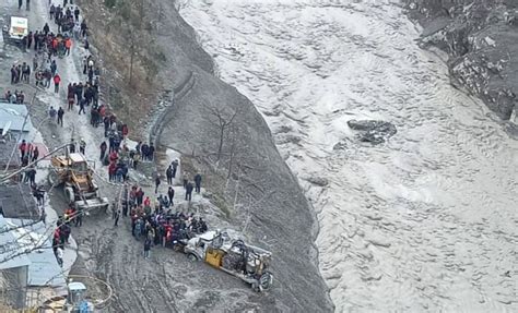 Ukhand Tragedy Caused By Massive Rock And Ice Avalanche