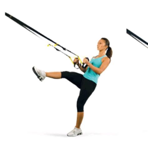 Trx Pistol Squat Right Exercise How To Workout Trainer By Skimble