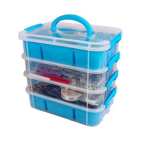 Bins Things Stackable Storage Container With Organizers For Arts And