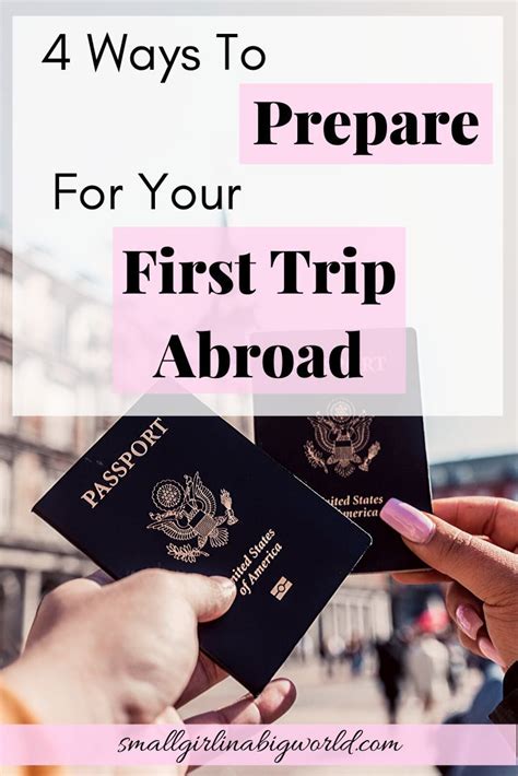 4 Ways To Prepare For Your First Trip Abroad In 2020 Travel Abroad