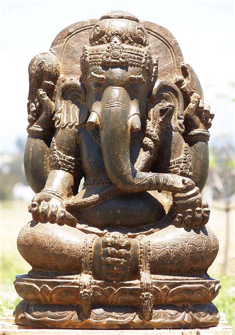 Stone Stunning Garden Ganesh Statue 30 85ls148 Hindu Gods And Buddha