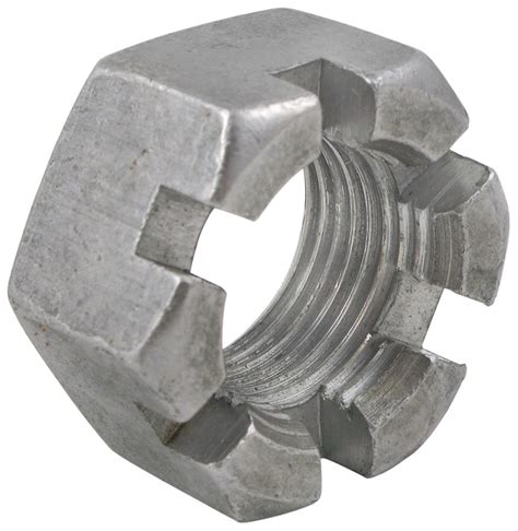 Hex Slotted Heavy Nut In