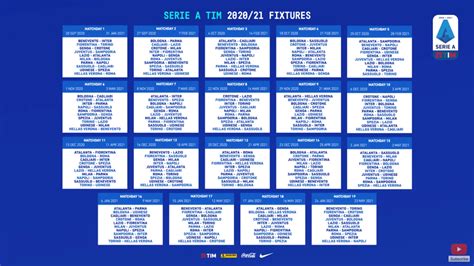 Questo il calendario completo della lazio nella serie a tim 2021/22: Calendario Serie A 2020 2021 della Juventus: tutte le ...
