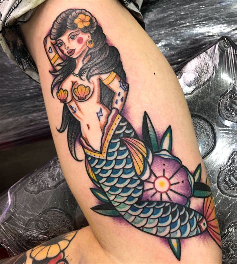 Update More Than 69 Traditional Mermaid Tattoo Best Vn
