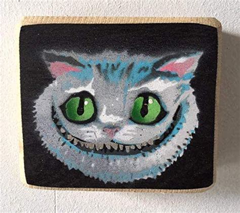 Cheshire Cat Handmade Alice In Wonderland Art Artwork Picture