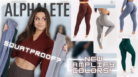 Are Alphalete Amplify Leggings The Best New Alphalete Amplify Try On Haul Review Alphalete