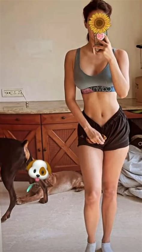 disha patani sets internet on fire with a mirror selfie showing off fit body see pic