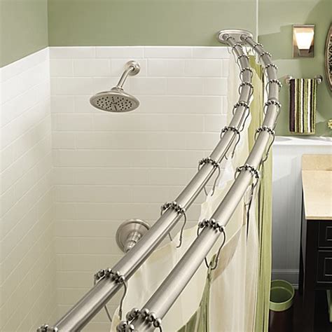 We did not find results for: Moen® Adjustable Double Curved Brushed Nickel Shower Rod ...