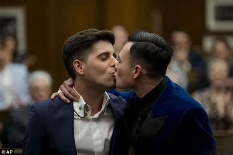 the first gay couples to wed in uk as same sex marriage laws come in to force daily mail online