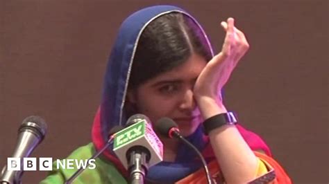 Malala Yousafzais Emotional Return To Pakistan Bbc News