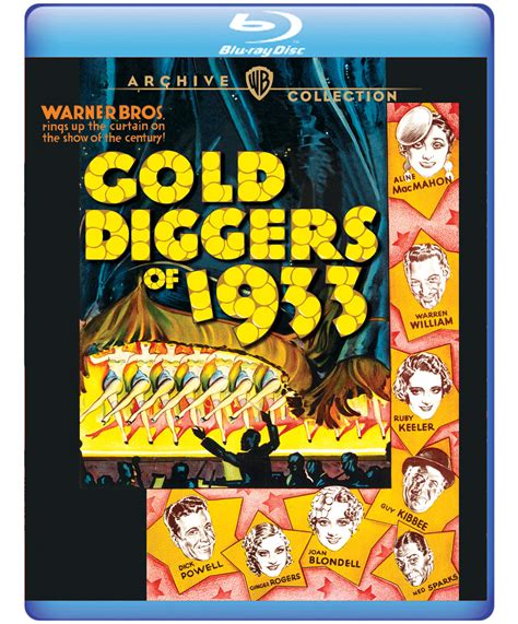 gold diggers of 1933 [blu ray] [1933] warner bros shop uk