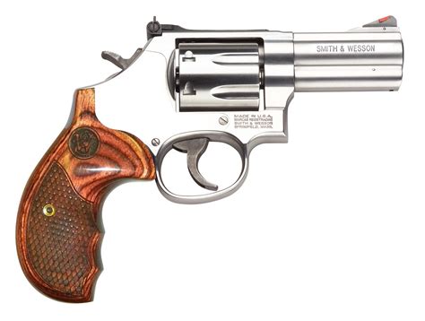 Smith And Wesson 686 Plus Deluxe Revolver 150713 357 Mag 3 Wood Grips