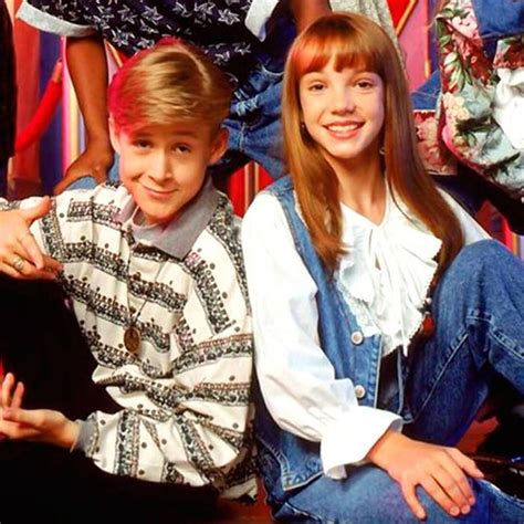 Ryan Gosling And Britney Spears Together In A Cast Photo For The 1993 1994 Season Of The The
