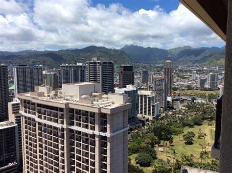 View From Tapa Tower 3549 Picture Of Hilton Hawaiian Village Waikiki