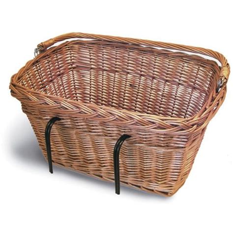 Basil Wicker Rectangular Front Basket Chain Reaction Cycles