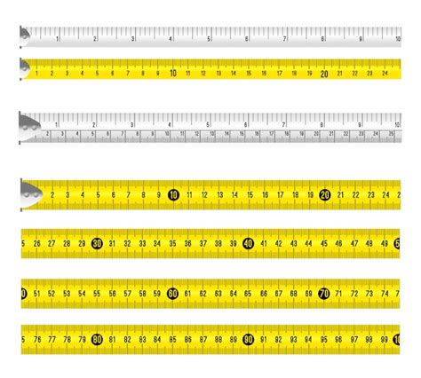 Tape Measure Markings Chart