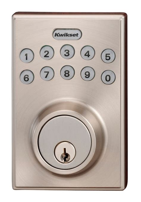 Kwikset Square Electronic Deadbolt The Home Depot Canada