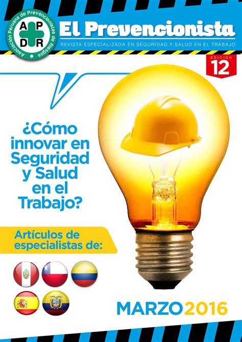 Calaméo Revista El Prevencionista Edición Especial Sobre Innovación