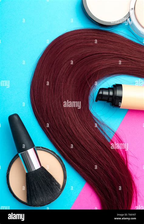 Red Hair Close Up Beauty And Make Up Concept Stock Photo Alamy