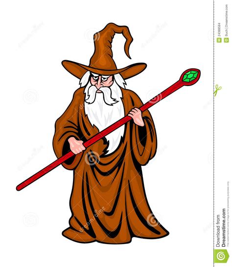 Medieval Wizard Stock Vector Illustration Of Character