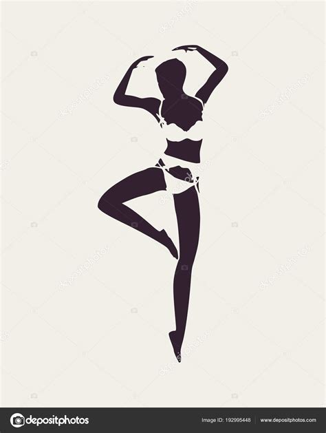 Beautiful Sexy Fitness Girl — Stock Vector © Jegas Ra 192995448