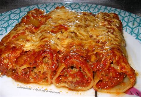 Cannelloni a la chair a saucisse