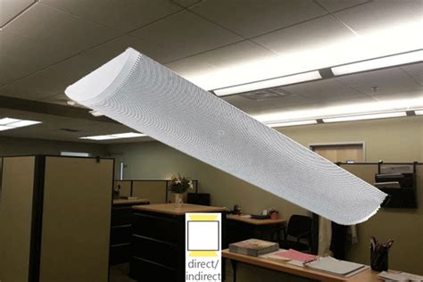4 Led Office Perforated Indirect Office Lighting In 4000k And 3500k