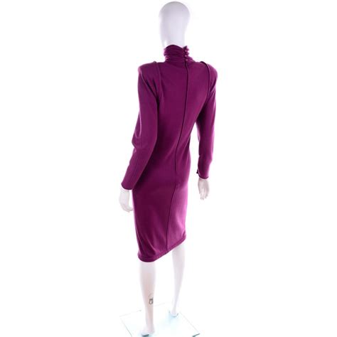 1980s Deadstock Emanuel Ungaro Purple Vintage Dress New W Tags At 1stdibs