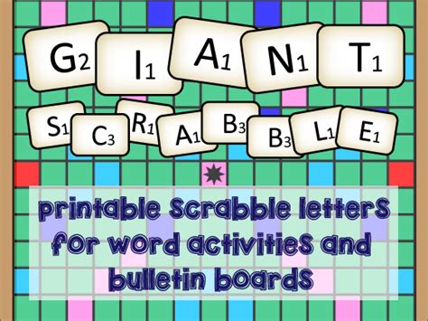 The Best Printable Scrabble Letters Batess Website