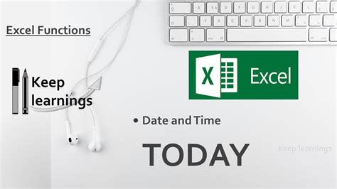 Excel TODAY Function YouTube